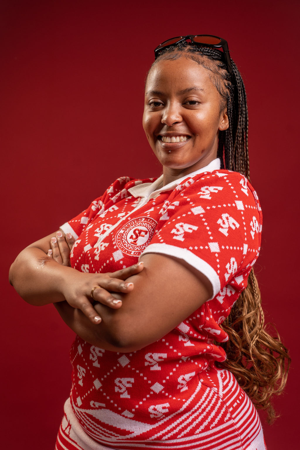 SF Knitted Golfer Dress (Pre-Order)