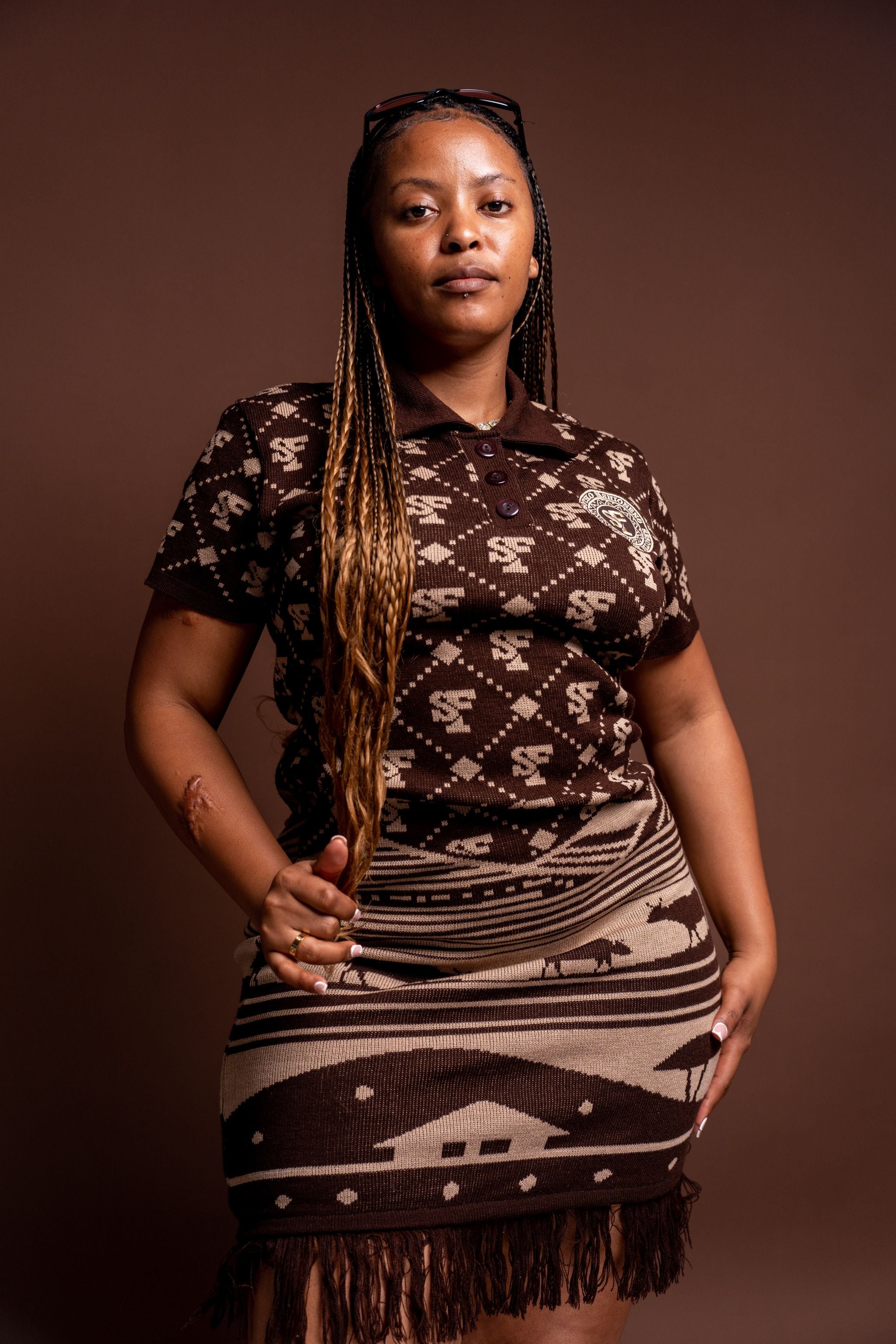 SF Knitted Golfer Dress (Pre-Order)