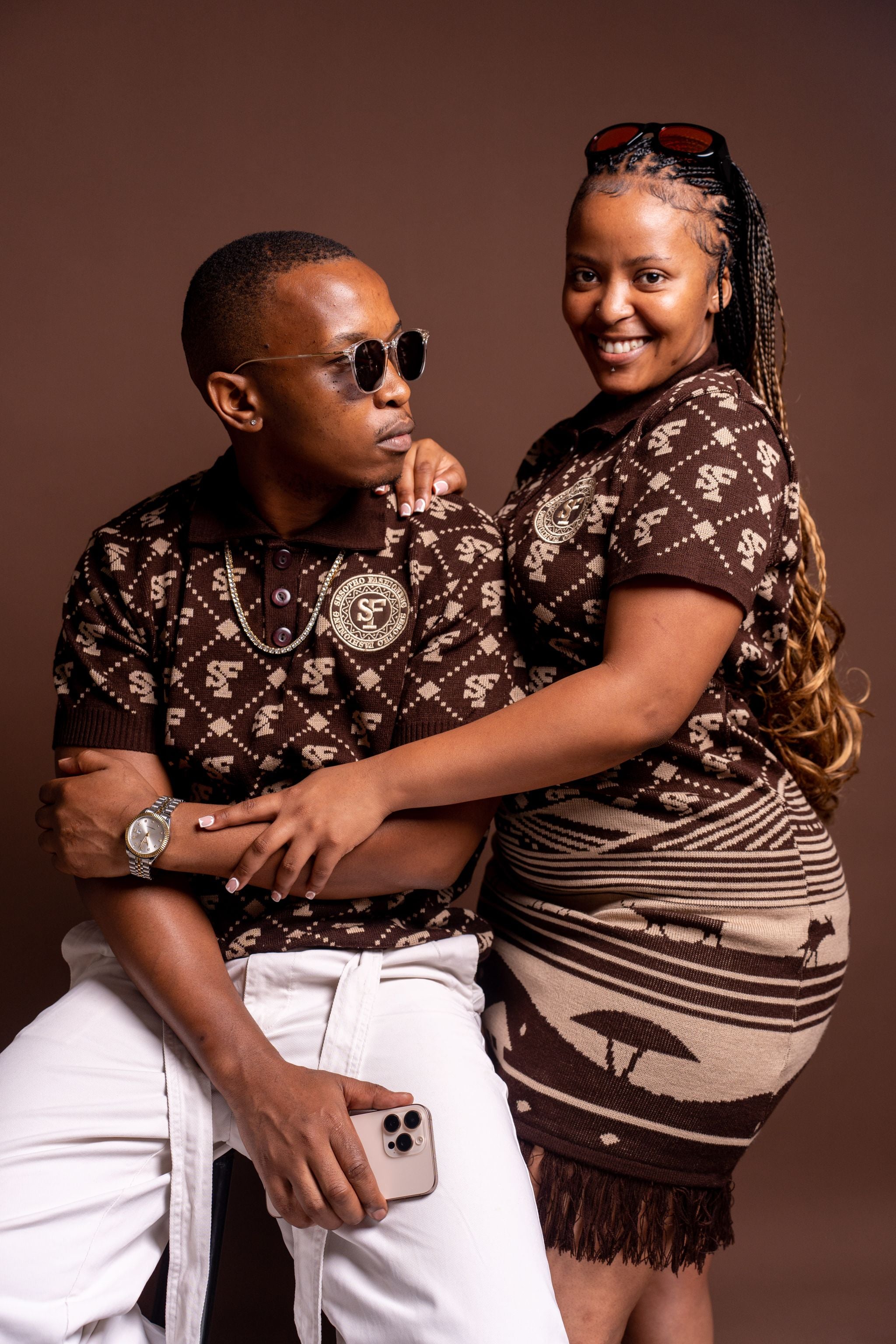 Knitted Combo - Dress & Polo